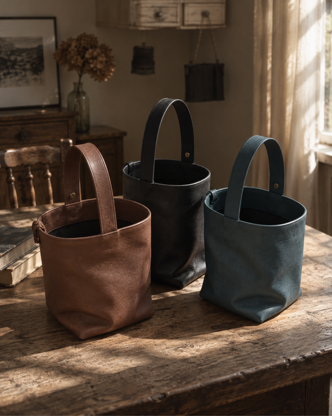 Book Bag /Nappa Nebbia