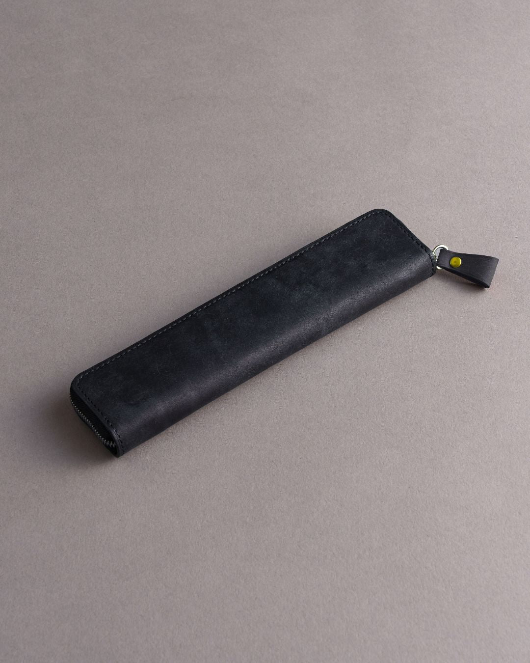 「タッチペンも入る」 本革 スリムペンケース