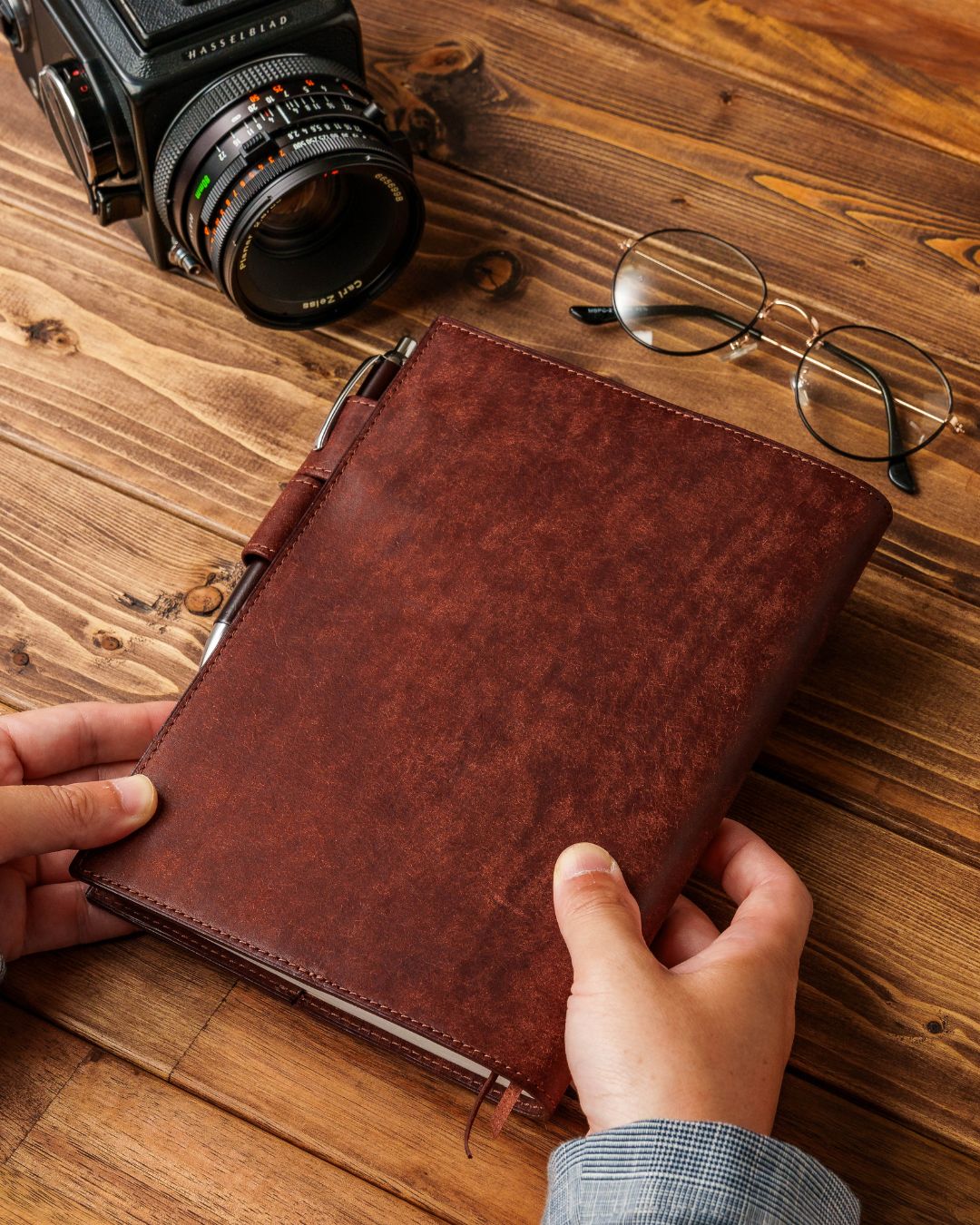 「手帳のある暮らし」本革手帳カバー