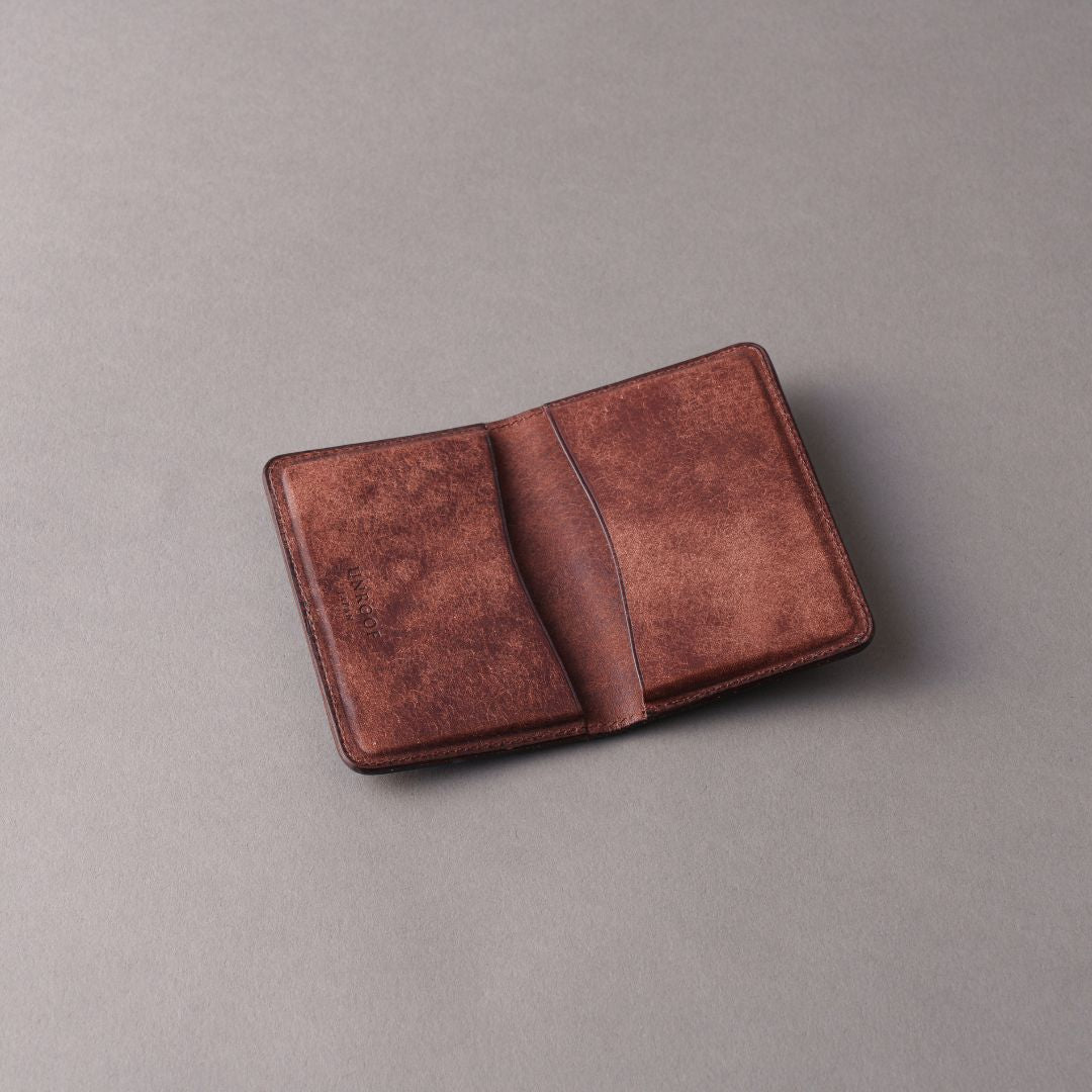 「フォルムが美しい」名刺入れ/Pueblo バイカラー