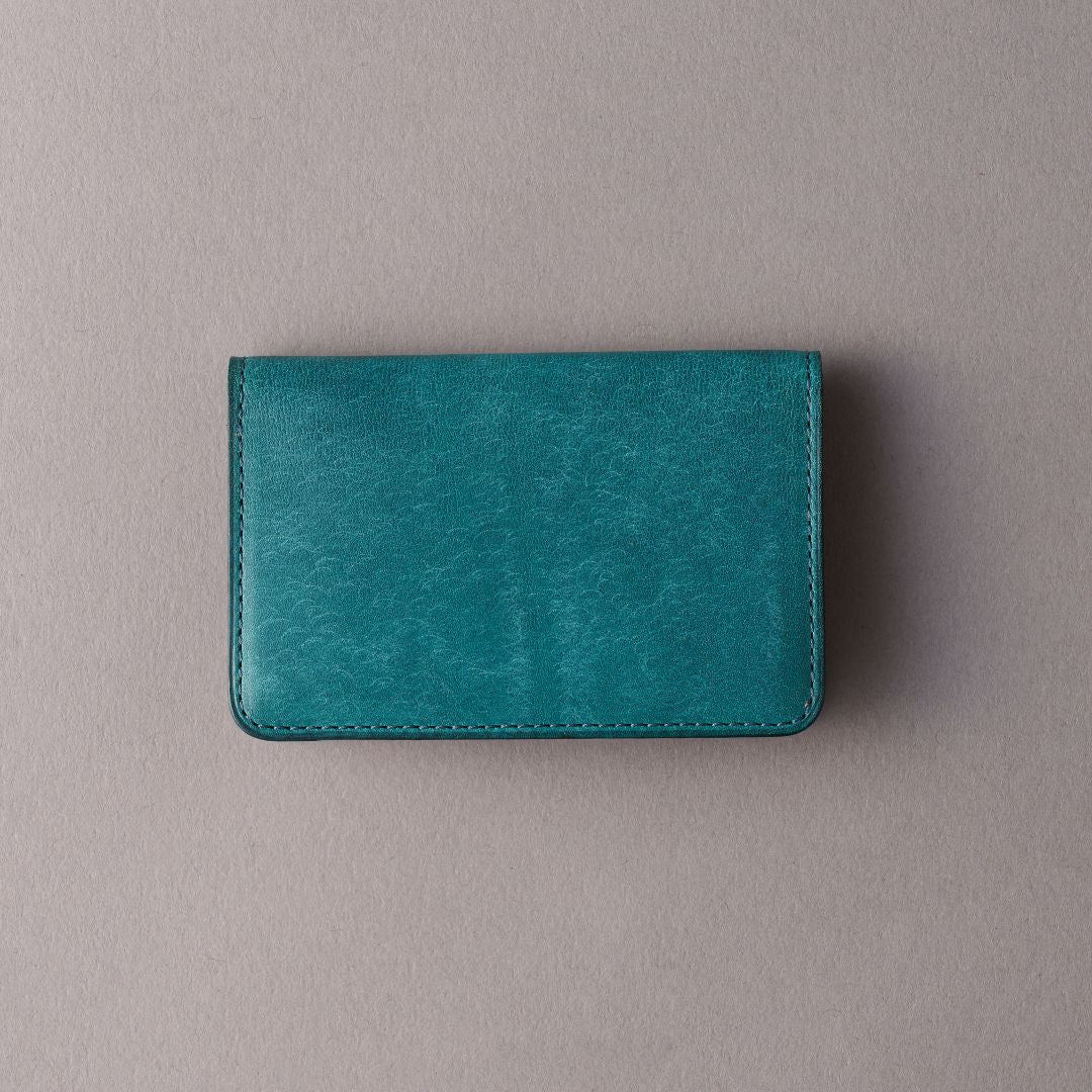 「フォルムが美しい」名刺入れ/Pueblo バイカラー