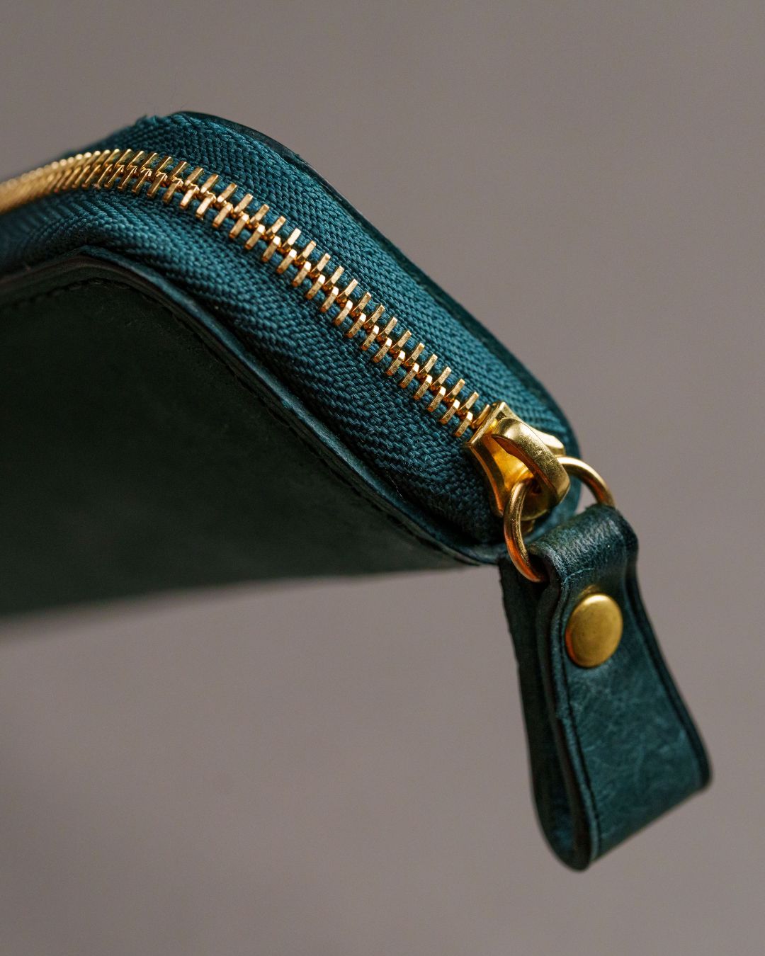 「タッチペンも入る」 本革 スリムペンケース