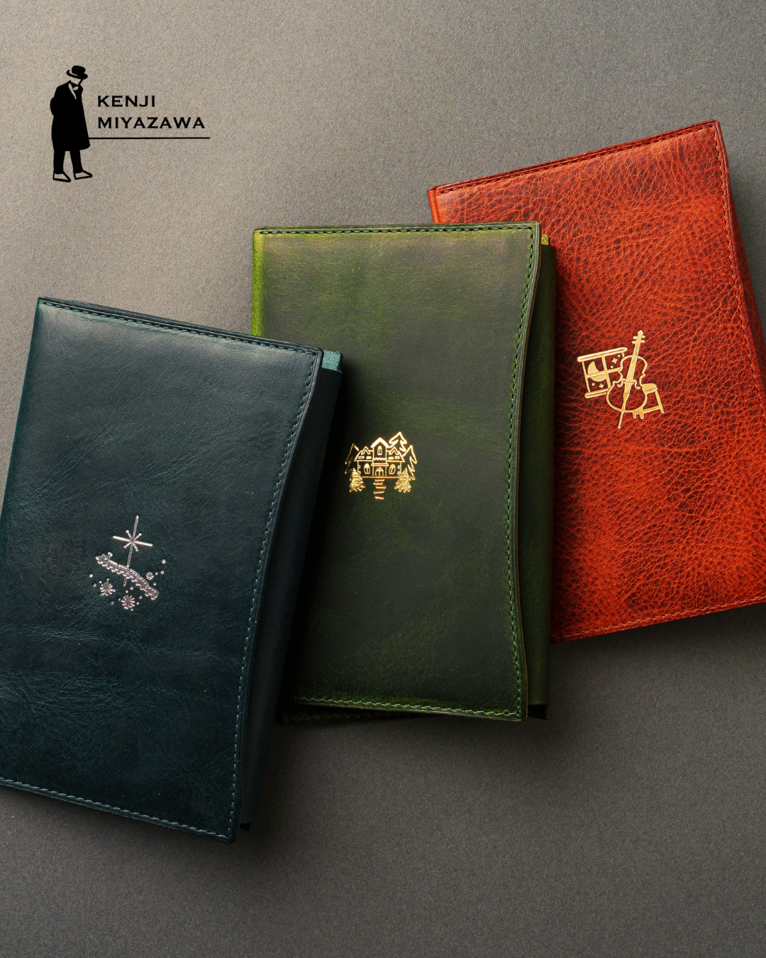 宮沢賢治 オリジナルブックカバー（しおり付）