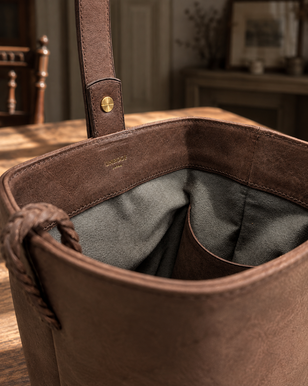 Book Bag ／Nappa Nebbia