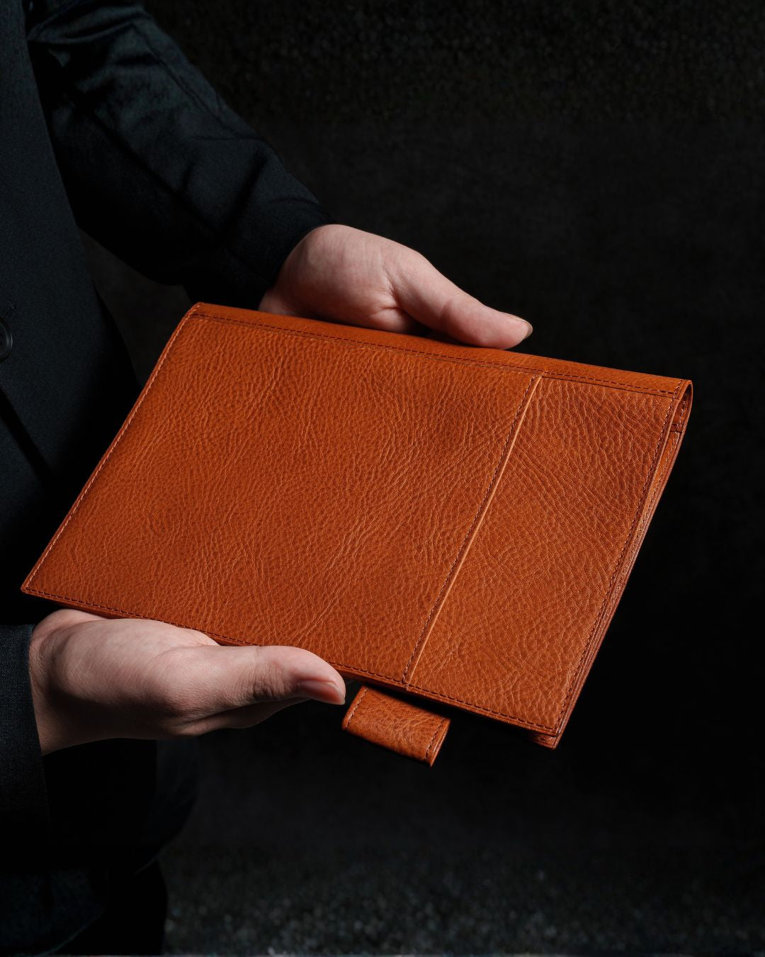 本革ノートカバー『flip flap』／Minerba Box