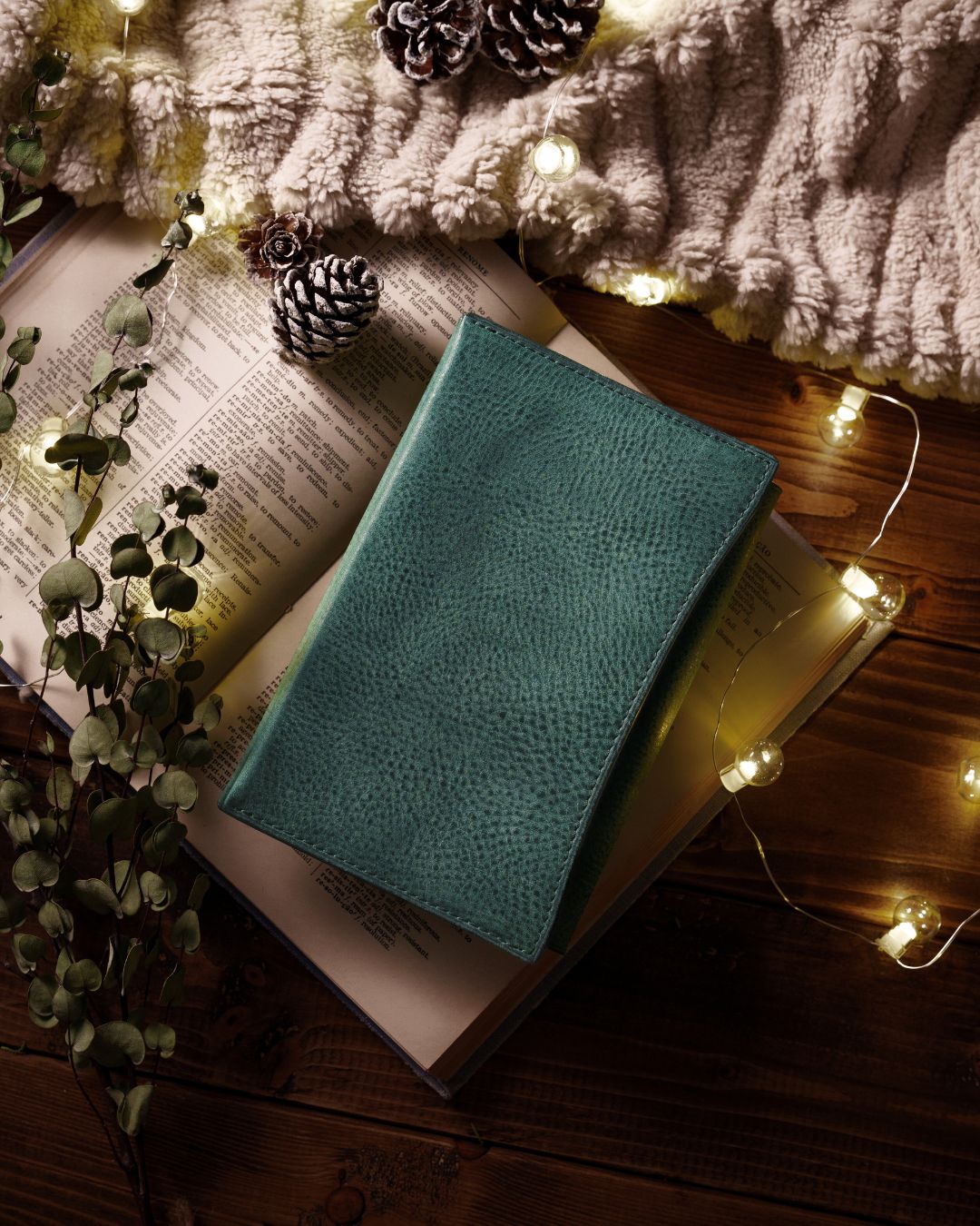 本革ブックカバー